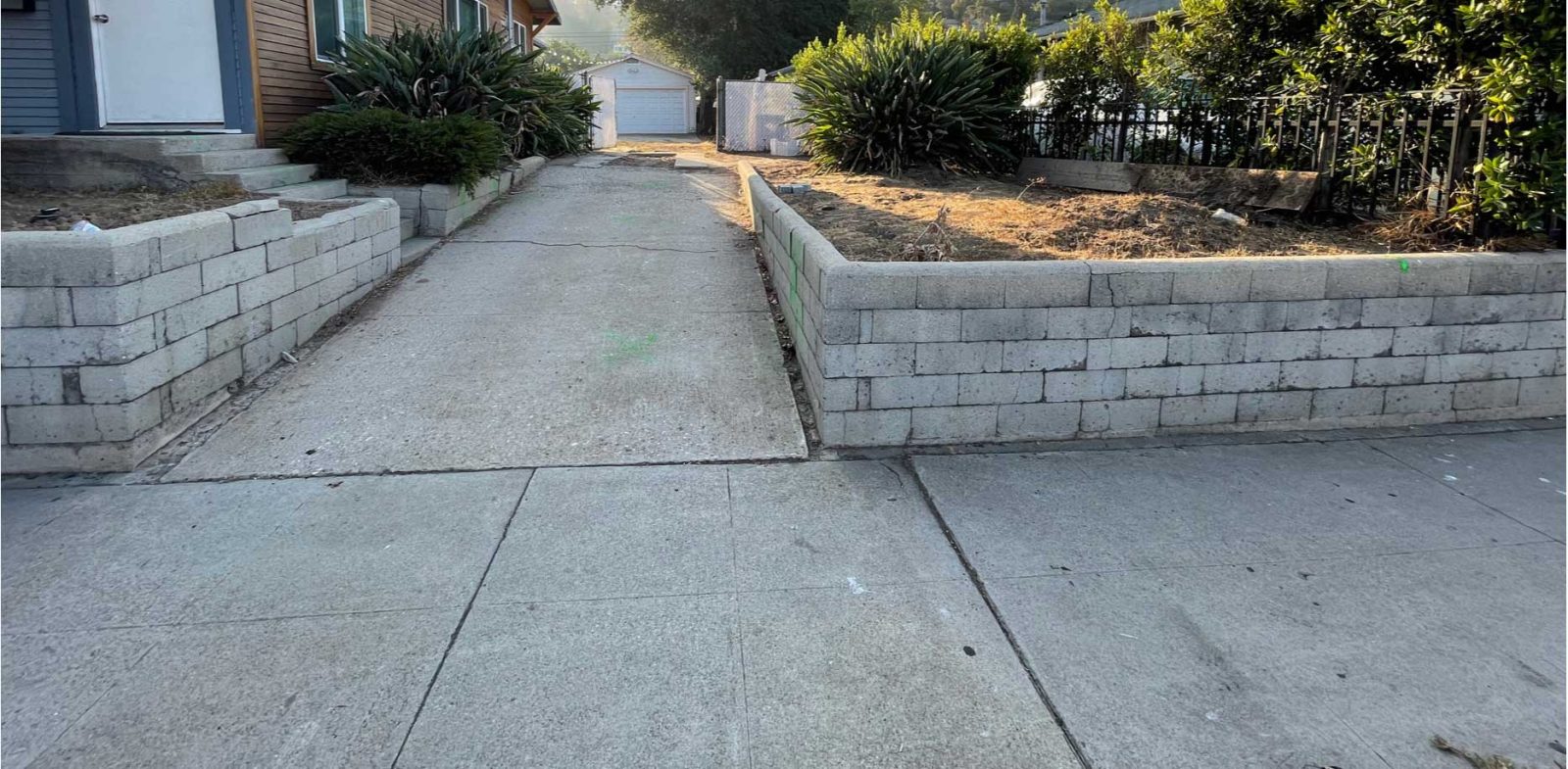Driveway Before and After
