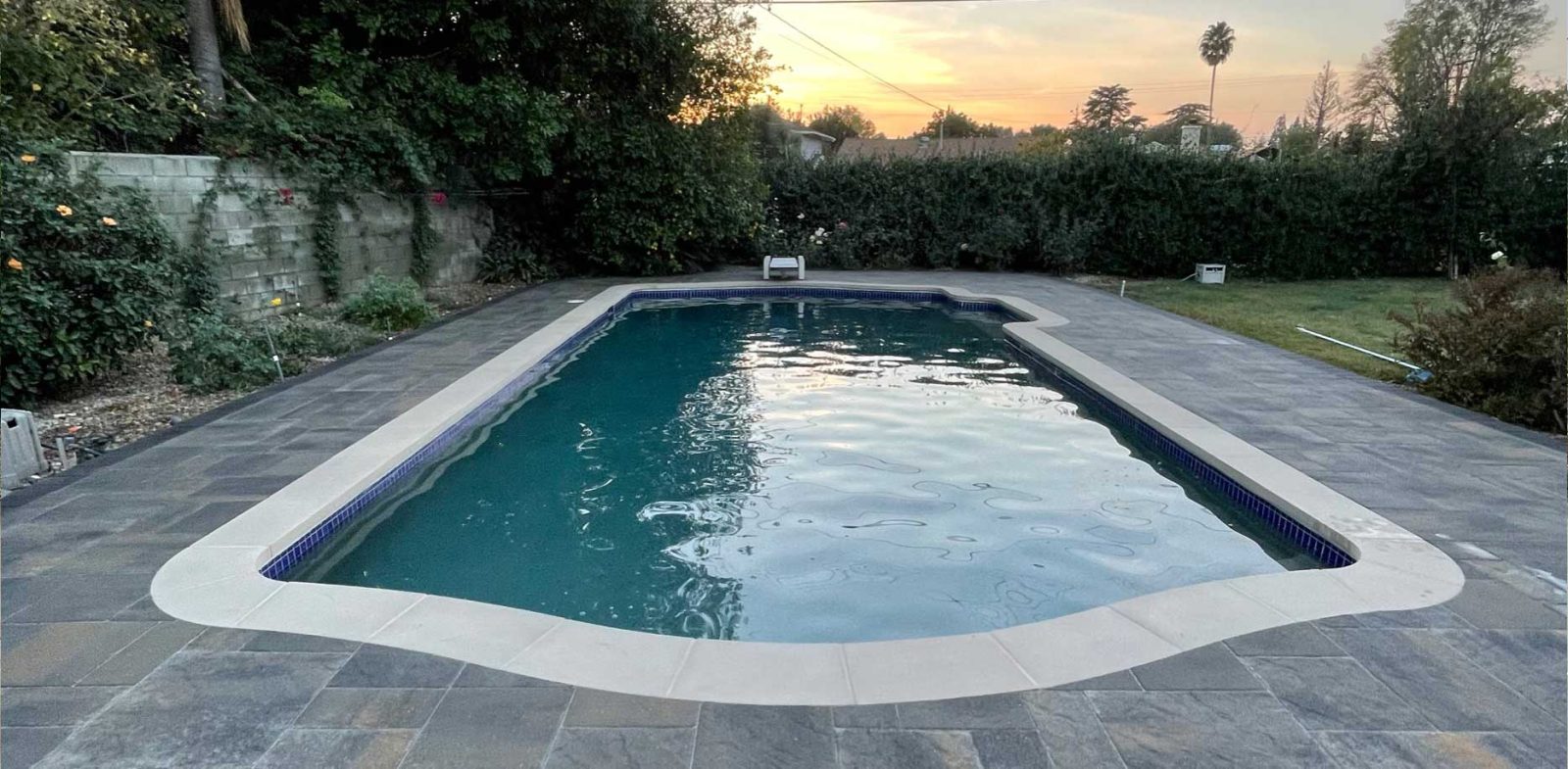 Pool Deck Before and After