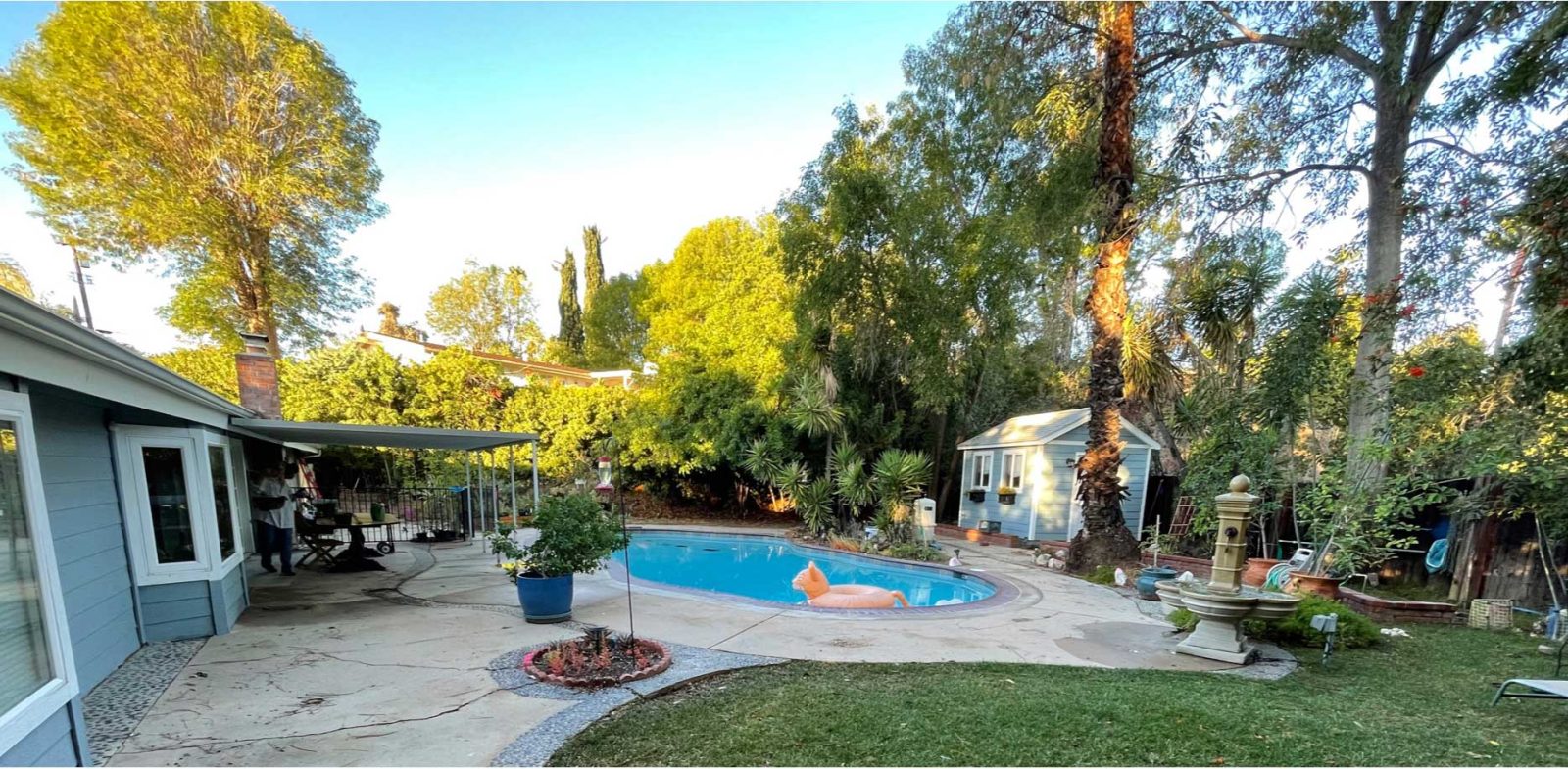 Pool Deck Before and After