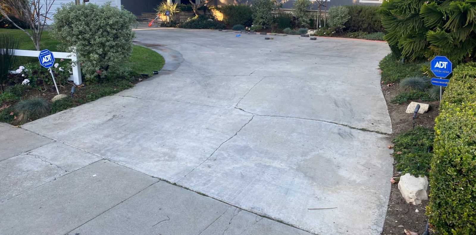 before Driveway Before and After