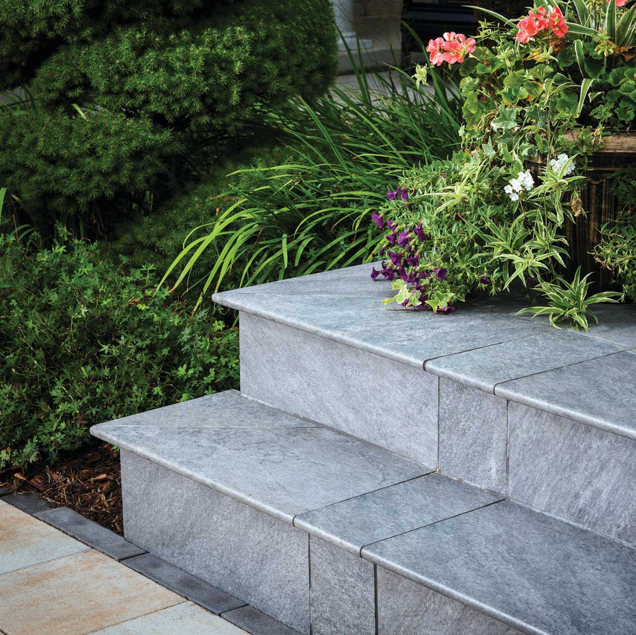 Porcelain Paver Steps Unico