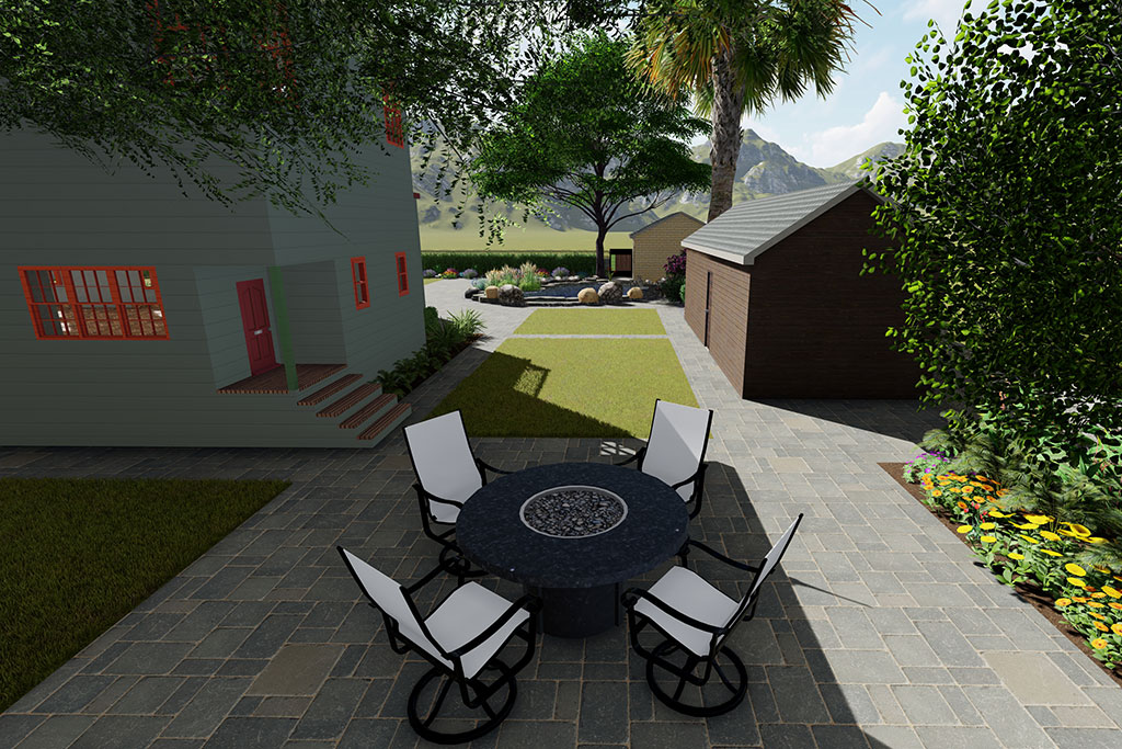 Paver project in Oxnard 3D rendering