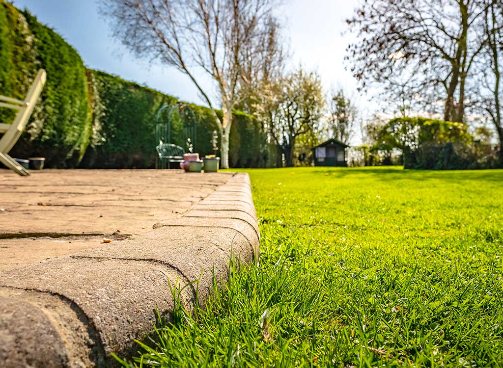 Open space patio