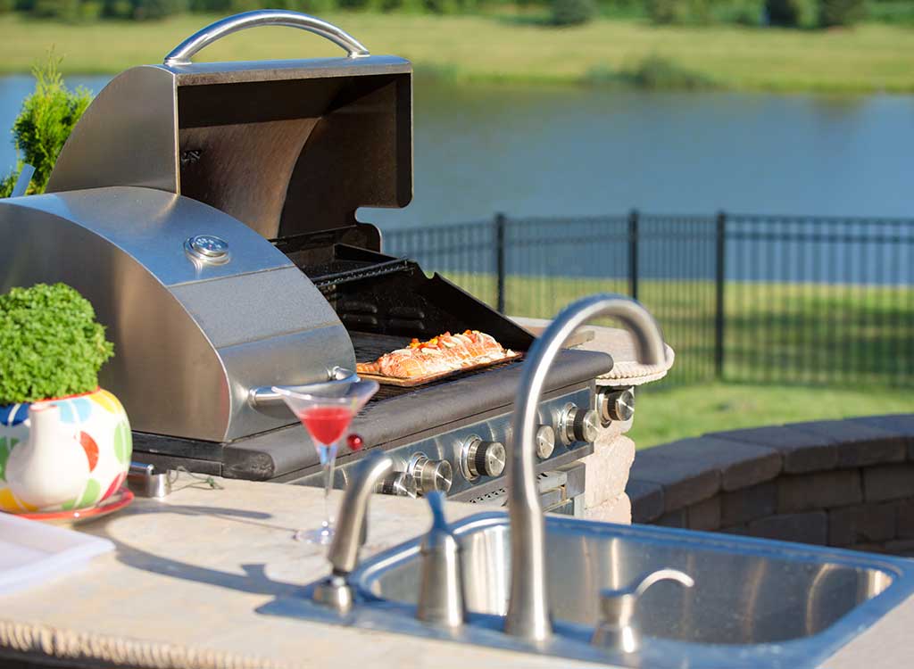 Outdoor Kitchen with a View