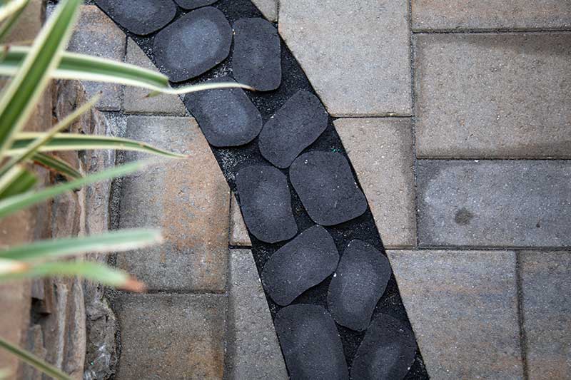 Paver River of Stones