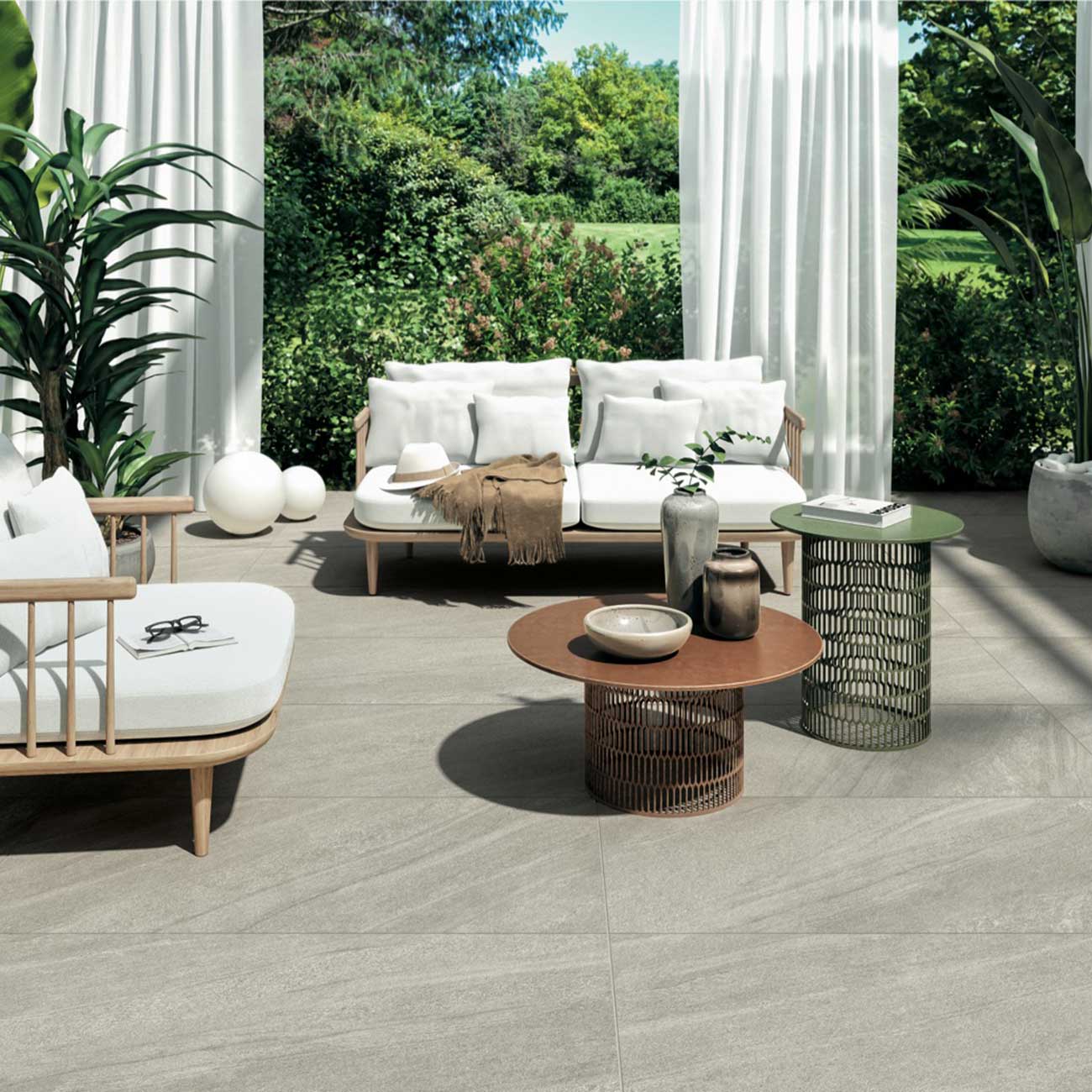 Porcelain Pavers, Lagoon